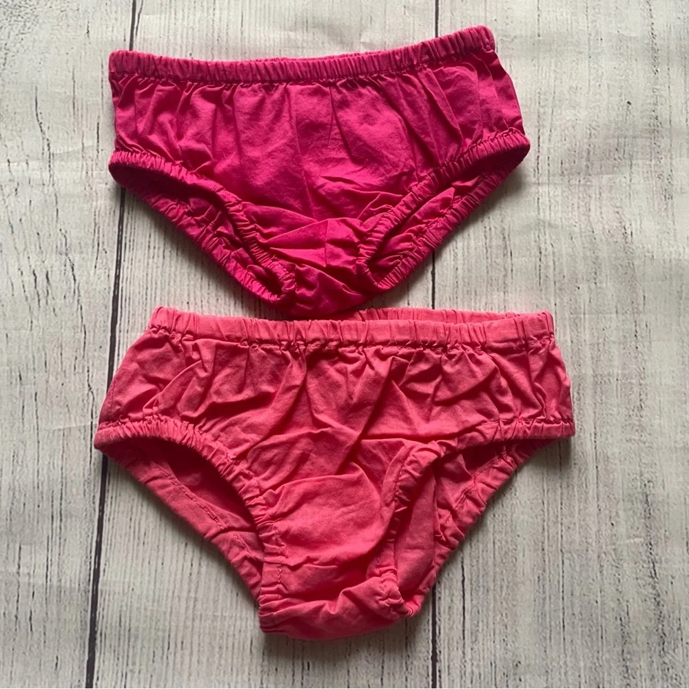 Gymboree Hot Pink & Coral Bummies Size 6-12 months